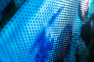 CloseUp LED blurred screen. LED soft focus background. abstract background ideal for design.