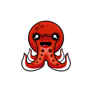 Cute Octopus Mascot