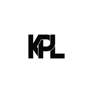 kpl letter original monogram logo design