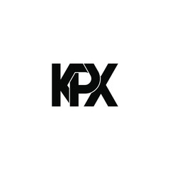 kpx letter original monogram logo design