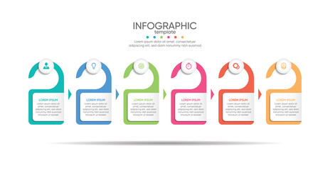 Presentation business abstract background infographic template