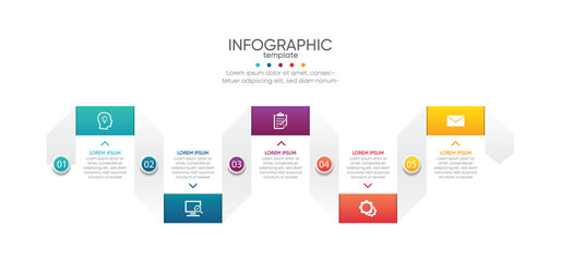 Presentation business abstract background infographic template