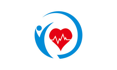 heart specialist logo vector