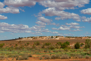 Opal mining at Lightning Ridge, Australia