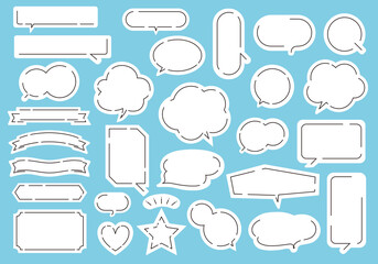 見出しなどに使えるいろんな手描きリボンのセット Background Wall Mural Backgrou ちーぼう