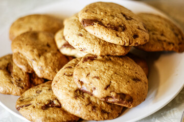 cookies on a plate