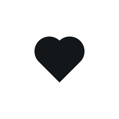 Simple heart, love icon EPS Vector