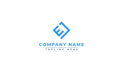 Creative E Letter Logo. Letter E Logo Template. Vector illustration