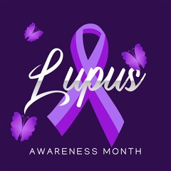 Lupus Awareness Month Vector Illustration