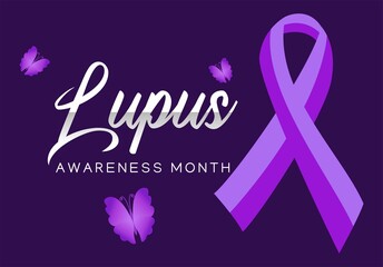 Lupus Awareness Month Vector Illustration