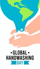 Global Handwashing Day Vector Illustration