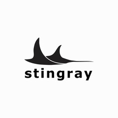 Stingray Logo Vector Animal Symbol