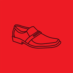 Pantofel Shoe vector for icon and logo design template