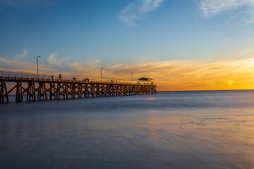 Obraz premium Sunset at Grange Pier