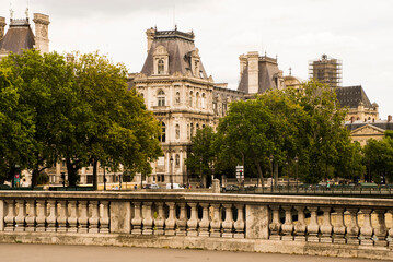 Naklejka premium notre dame cathedral city