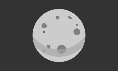 full moon vector