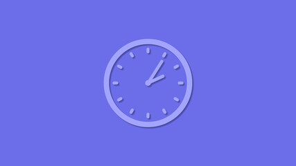 Amazing blue light 12 hours counting down clock icon,Best clock icon