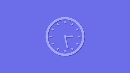 Amazing blue light 12 hours counting down clock icon,Best clock icon