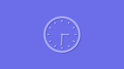 Amazing blue light 12 hours counting down clock icon,Best clock icon