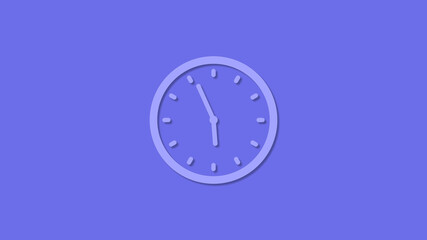 Amazing circle 12 hours counting down clock icon,Clock icon