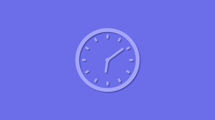 Amazing circle 12 hours counting down clock icon,Clock icon