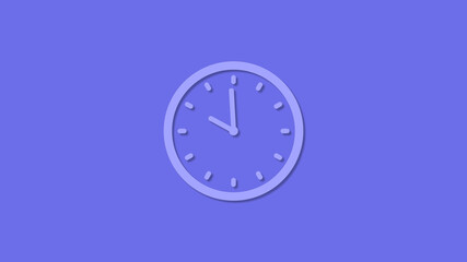Amazing circle 12 hours counting down clock icon,Clock icon