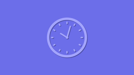 Amazing circle 12 hours counting down clock icon,Clock icon