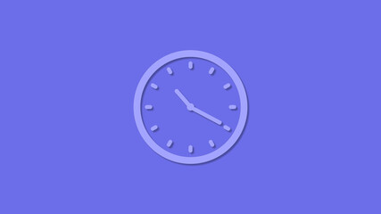 Amazing circle 12 hours counting down clock icon,Clock icon