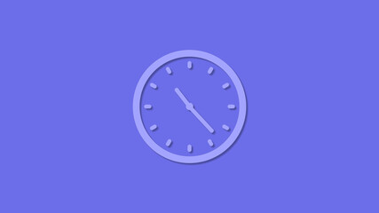 Amazing circle 12 hours counting down clock icon,Clock icon