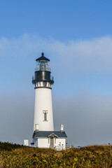 Yaquina Head Lighthouse at the Yaquina Head Outstanding Natural Area. Oregon