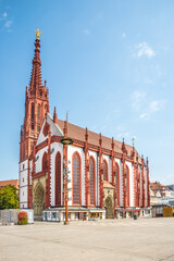 Fototapeta premium View at the Maria Chapel (Marienkapelle) in Wurzburg - Germany