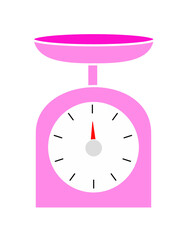 キッチンスケール(ピンク)