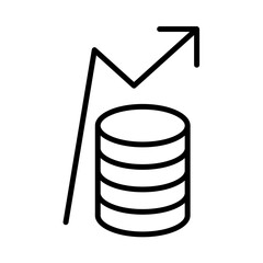 Finance growth icon