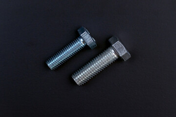 Fixing material. Construction supplies. Bolts and nuts
