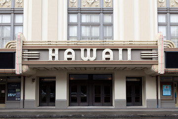 Honolulu, Hawai, U.S.A. - HAWAII THEATRE:  Hawaii Theatre is a historic 1922 theatre in downtown Honolulu, Hawaii.