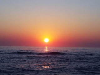 Sunset from the beach