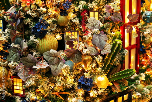 ハッピークリスマスナイトパーティー Wall Mural Wallpaper Murals Pocketalbum