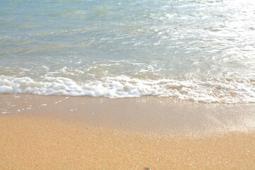 Fototapeta na wymiar Sea Sand Sun at Pattaya Beach, Thailand