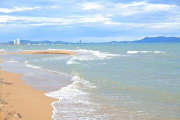 Sea Sand Sun at Pattaya Beach, Thailand
