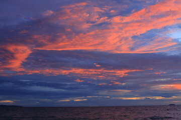 Twilight Sky and the sea