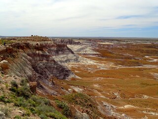North America, USA, Arizona, Petrified Forest National Park, Blue Mesa