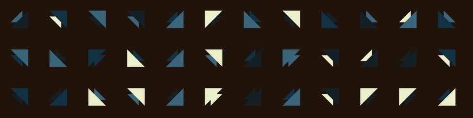 Abstract Color Halftone Dots generative art background illustration