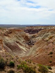 North America, USA, Arizona, Petrified Forest National Park, Blue Mesa