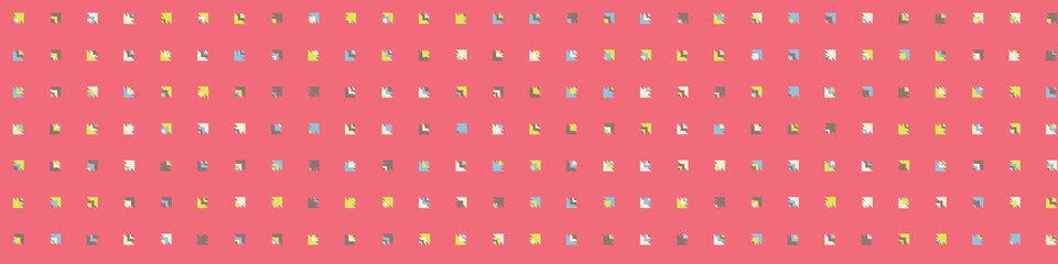 Abstract Color Halftone Dots generative art background illustration