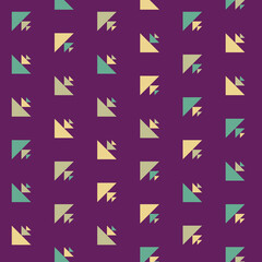 Abstract Color Halftone Dots generative art background illustration