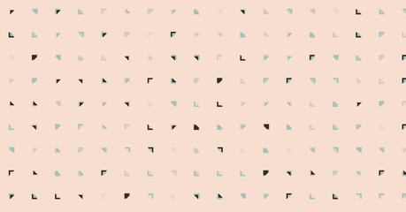 Abstract Color Halftone Dots generative art background illustration