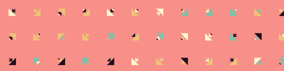 Abstract Color Halftone Dots generative art background illustration