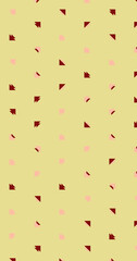 Abstract Color Halftone Dots generative art background illustration