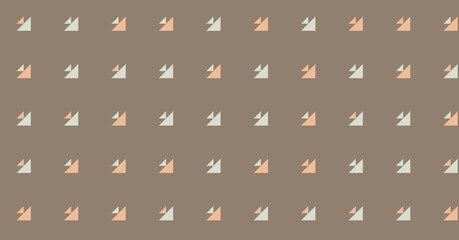 Abstract Color Halftone Dots generative art background illustration