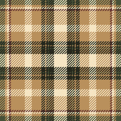 Tartan scotland seamless plaid pattern vector. Retro background fabric. Vintage check color square geometric texture.